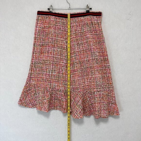 Gracia Tweed Sequin Ruffle Skirt Women's XL NWT - Picture 7 of 11